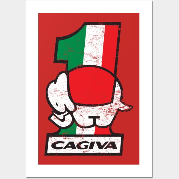 Cagiva Wall Art by MindsparkCreative